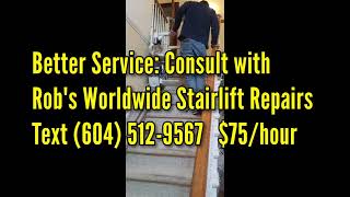 Fixed: Acorn 130 stairlift with frozen motor, F1, F9 errorcodes - no parts replaced