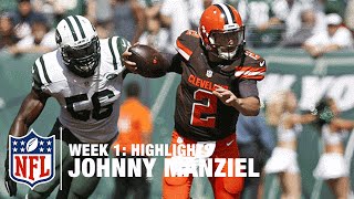 Johnny Manziel Highlights (Week 1) | Browns vs. Jets | NFL Profile