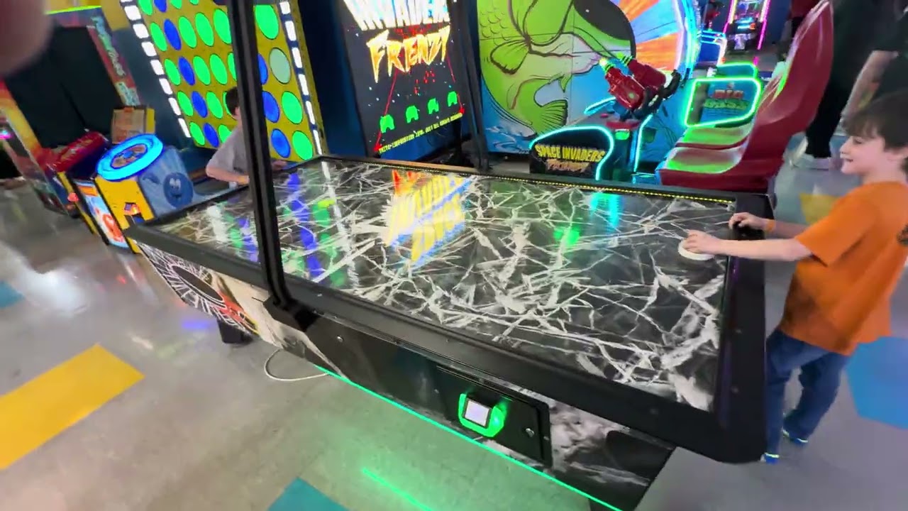 Air Hockey at Funzilla!