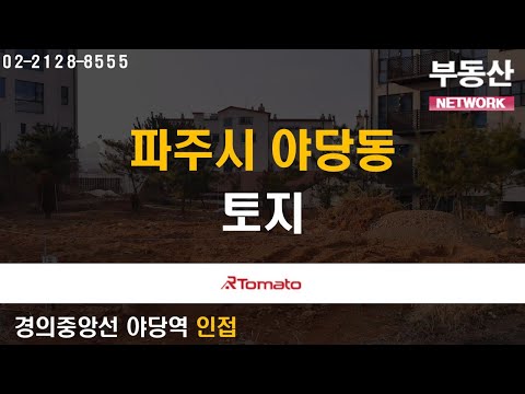 부동산네트워크 : <strong>GTX</strong>-A 운정역 개통으로 미래 가치 <strong>상승</strong>! ‘파주시 야당동 토지’