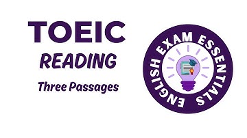 TOEIC Reading Practice: Multiple Passages (3 Passages) #toeic #toeicreading