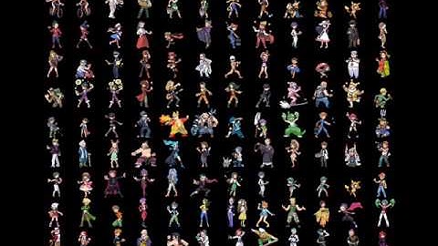 Pokemon Soul Silver Heart Gold Trainer Sprites