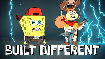 BUILT DIFFERENT Feat. Sandy Cheeks (Rap Music Video)