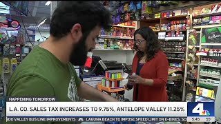 LA County increases sales tax to 9.75%