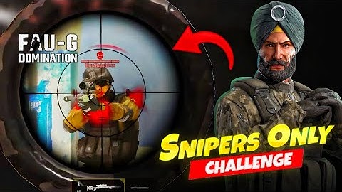 FAU-G: Domination Android Gameplay Part 2 || A Test Of Precision Snipers Only Map 5v5 ||