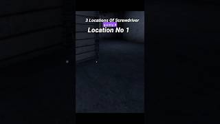 All 3 Locations Of Screwdriver In Granny 4