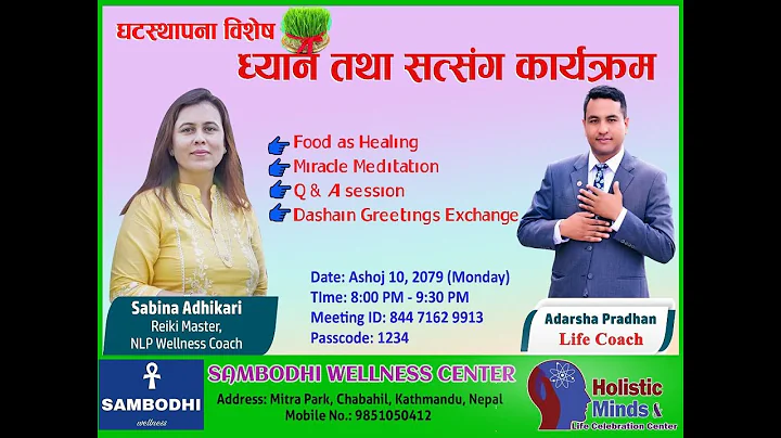 Food As Healing/ Miracle Meditation by Adarsha Pra...