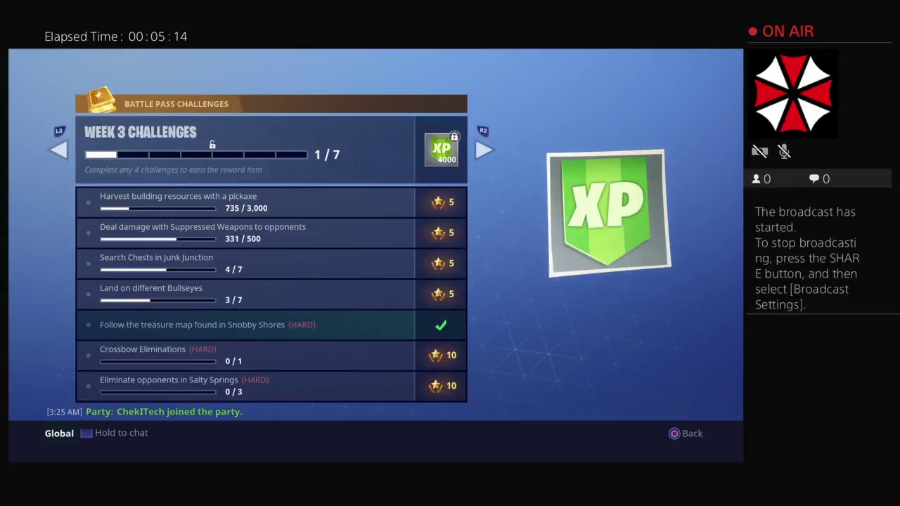 KingBooClem's Fortnite Live PS4 Broadcast