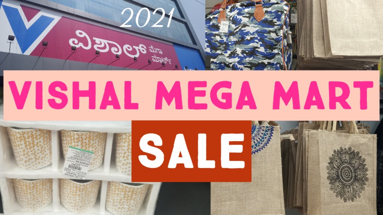 Vishal Mega Mart latest collection of Bags, kitchen and Household