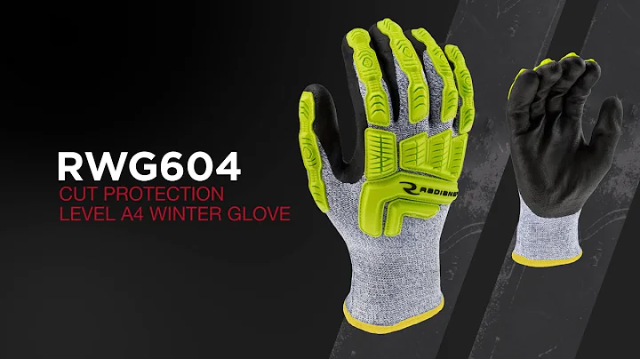 Radians RWG604 Cut Protection Level A4 Coated Cold Weather Glove