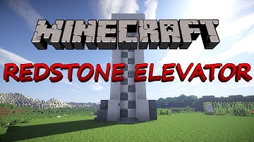 Minecraft how to make a redstone elevator with doors (1.12) No Mods (HD)