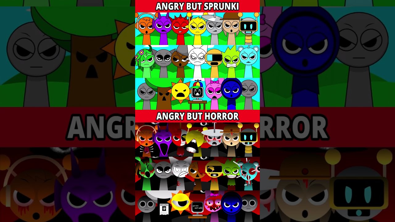 Sprunki But Angry Cry Sky MIX VERSION Viralshorts Roblox