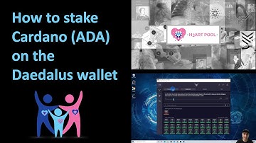 How To Stake Cardano (ADA) on The Daedalus Wallet | Step by Step