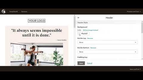 Fitness email template, Mailchimp Newsletter Template, Email template | Template 29