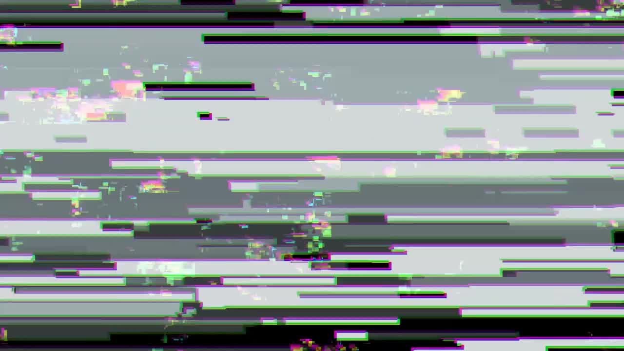 Glitch Background - Stock Motion Graphics