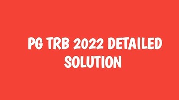 PG TRB -2022 ( ODE-9384686847)