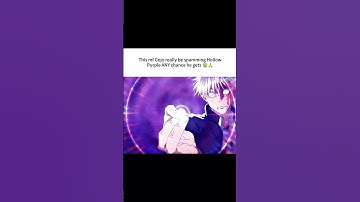 Using Hollow Purple at ANY opportunity #jjk#jjkedit#jujutsukaisen#gojo
