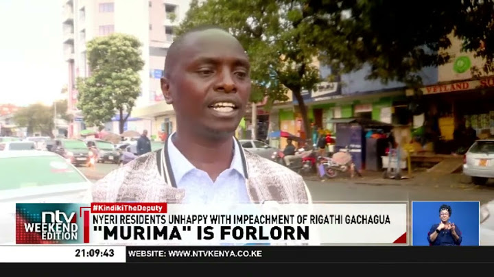 Nyeri resident slam President Ruto and call him a traitor for failing to support Gachagua