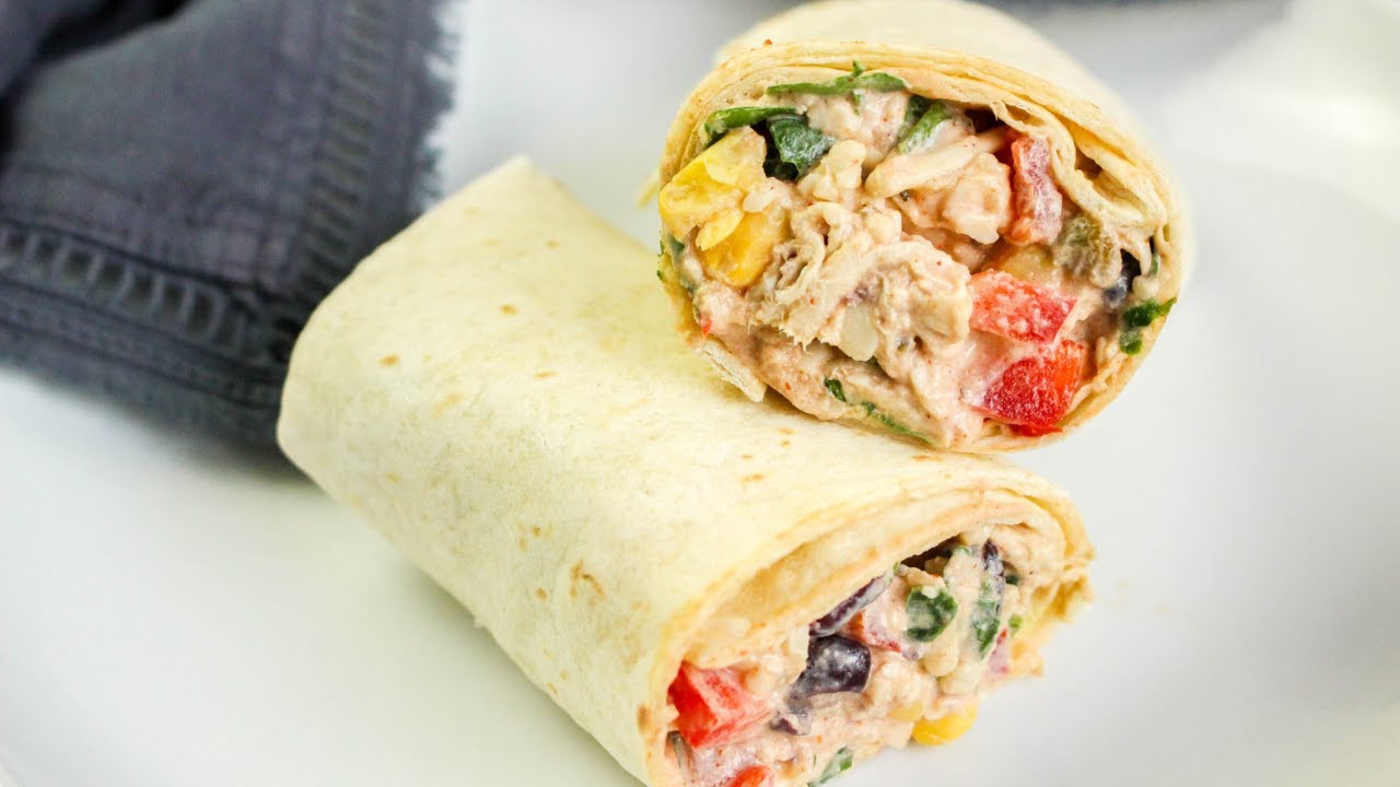 Easy Southwest Chicken Salad Wrap Recipe