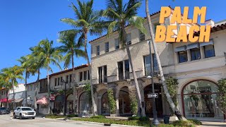 Walking Downtown West Palm Beach & Palm Beach, Florida in June 2023