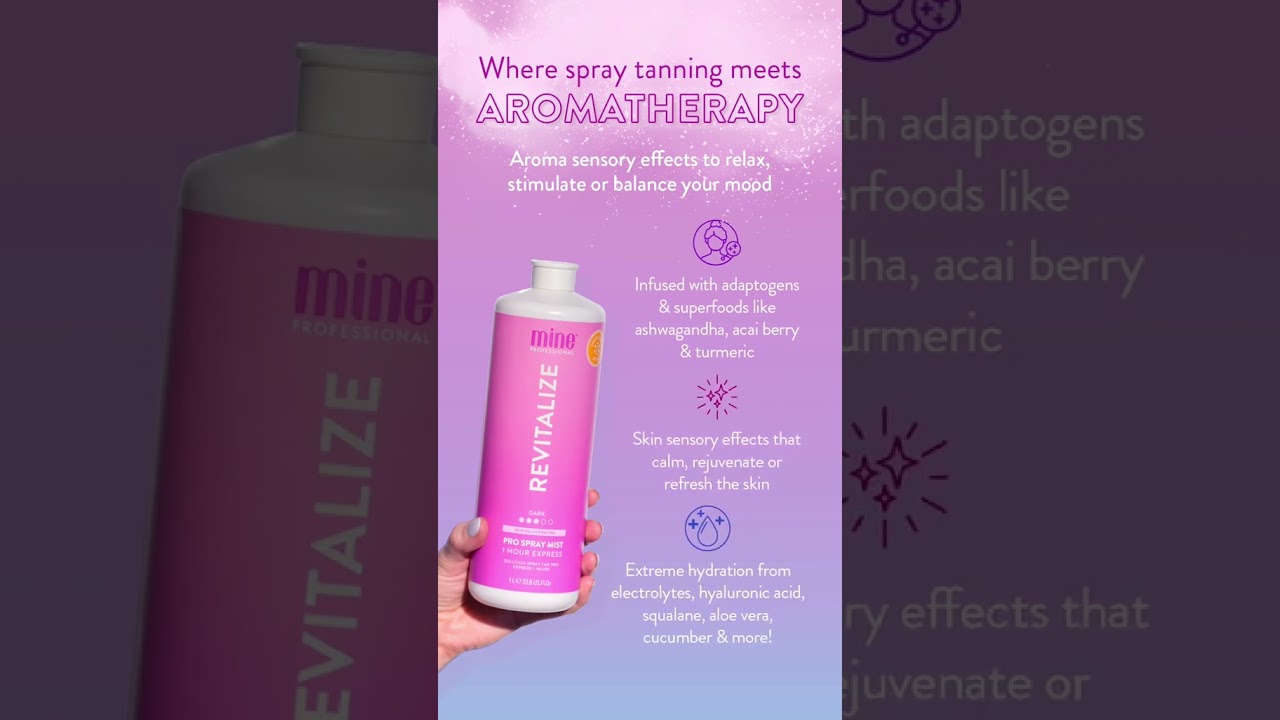 Meet the world's first aromatherapy spray tan collection 🌎 MineTan's Aroma Sensory Pro Spray Mists!💕