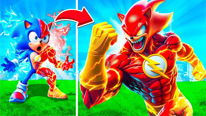 Upgrading to FLASH SONIC in GTA 5!
