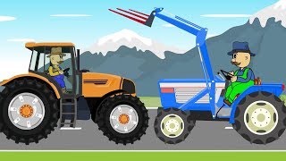 Farmer Fairy Tales For Kids | Collection of animation_Tractor | Bajka Przygody rolników 😗