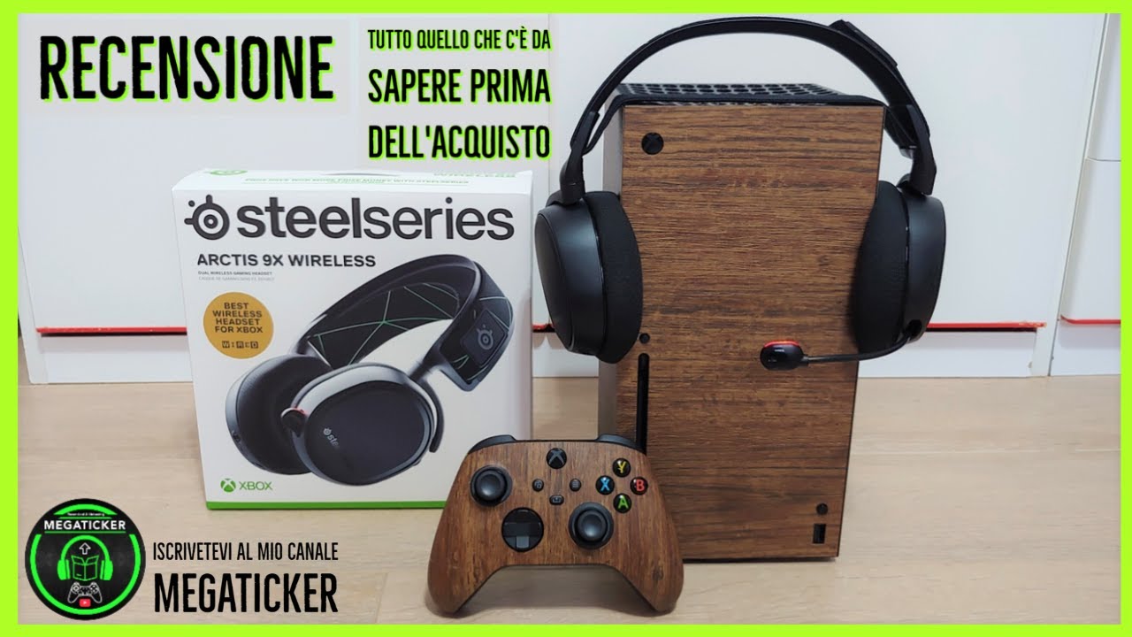 Sono tra le MIGLIORI CUFFIE ? Recensione STEELSERIES ARCTIS 9X Wireless  XBOX Series X/S ONE PC [ITA] - YouTube