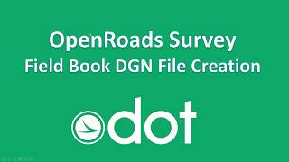 300 FieldBook DGN File Creation screenshot 4