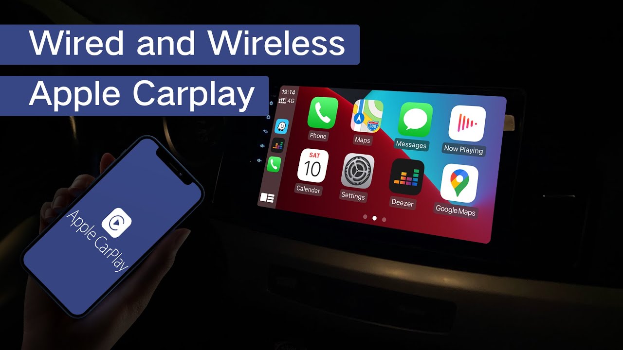 How to Use and Connect Wired and Wireless Apple Carplay on YT5760B ...