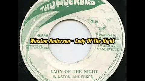 Winston Anderson - Lady Of The Night