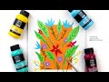 How to Paint Botanicals with Liquitex Basics Acrylic Fluid Paints