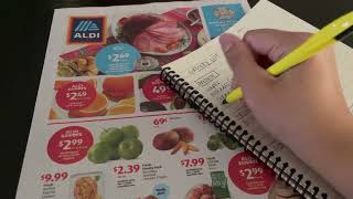 ASMR | make a grocery list with me + flipping through pages + gentle whispering 🥑🍓🥦🥕🧅 screenshot 5