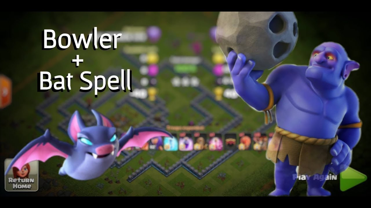 Bowler + Bat Spell 100% Army - YouTube