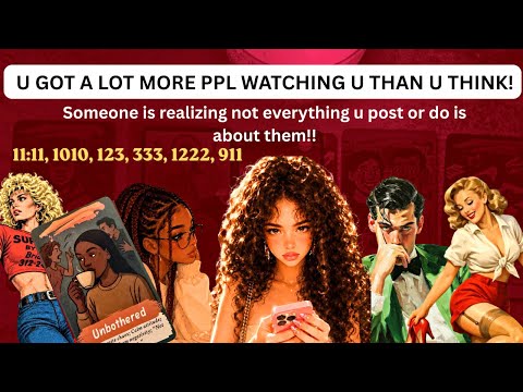 U GOT MORE PPL WATCHING U THAN U THINK!🔥PPL LOVE SEEING U REINVENT URSELF& THAT U STAY UNBOTHERED!💫