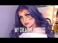 MY CREATIVE PROCESS | Creative Makeup Tutorial - Sarina Nexie