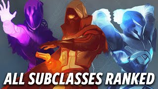 Destiny 2 - PvE Subclass TIER LIST! (2022)