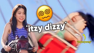 ITZY shouldn't be allowed at extreme rides ft. dizzy Chaeryeong