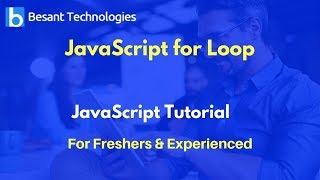 JavaScript for Loop | JavaScript Tutorial For Beginners