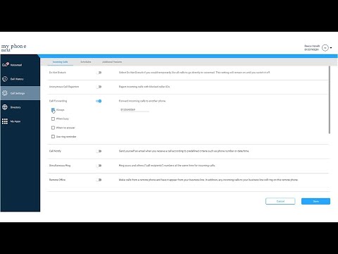 Cisco Calling User Portal - Call Forwarding Always