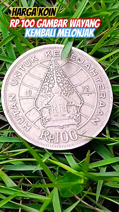 The most expensive ancient coin today‼️100 rupiah wayang coin #ancientIndonesianmoney #numismatic...