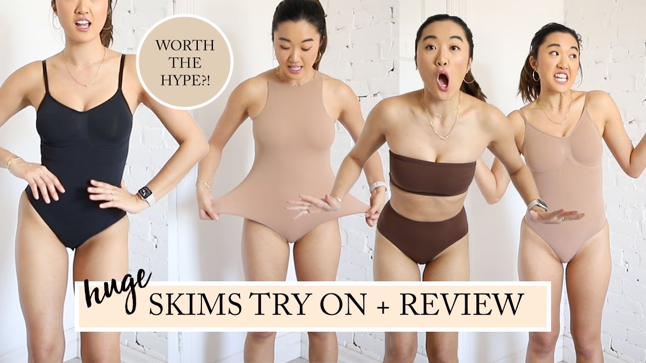 SKIMS COLLECTION: Try On & Review