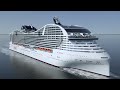 Visit ship MSC WORLD EUROPA 2022. New video.