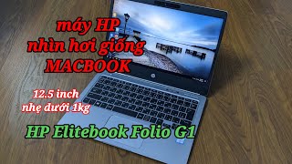 Laptop giá rẻ, mỏng, sang trọng. HP Elitebook Folio G1,core m5-6y54/ ram8/SSD128GB.Ship COD/Lazada