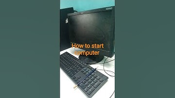 How to start computer #viral #shorts #computer #education
