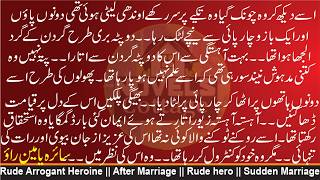 Rude Arrogant Heroine || After Marriage || Rude Hero || Sudden Marriage
