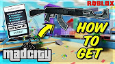 Code How To Get And Equip The Black Hex Ak For Free In Mad City Roblox Youtube - code for the black hex ak47 skin in mad city roblox 2019