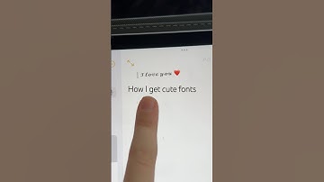 How to get cute fonts! #fonts #preppy #aesthetic #fontslove #keyboard #electronics #ipad #appleipad￼