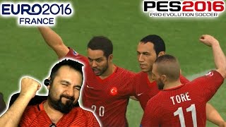 PES 2016 ile EURO 2016 #1 | MİLLİ TAKIMIMIZ FRANSA YOLUNDA!