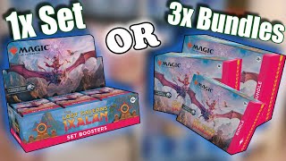 If you have ~$100 for Magic, what should you buy? Lost Caverns of Ixalan Set Booster Box VS Bundles
